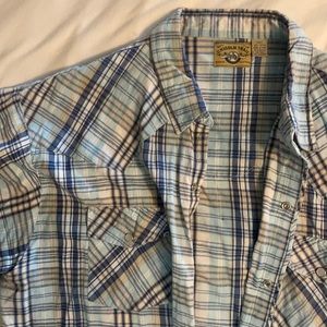 Vintage pearl snap shirt
